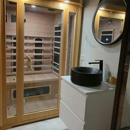 Apartmán Evasion Romantique Avec Spa Et Sauna